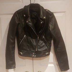 Faux Leather Jacket